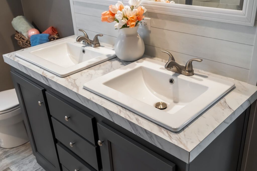 Clayton Savannah Driftwood Bathroom
