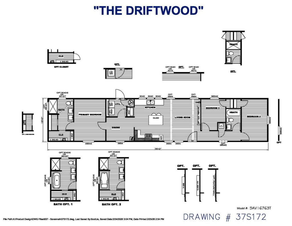 Clayton Savannah Driftwood Floor Plan