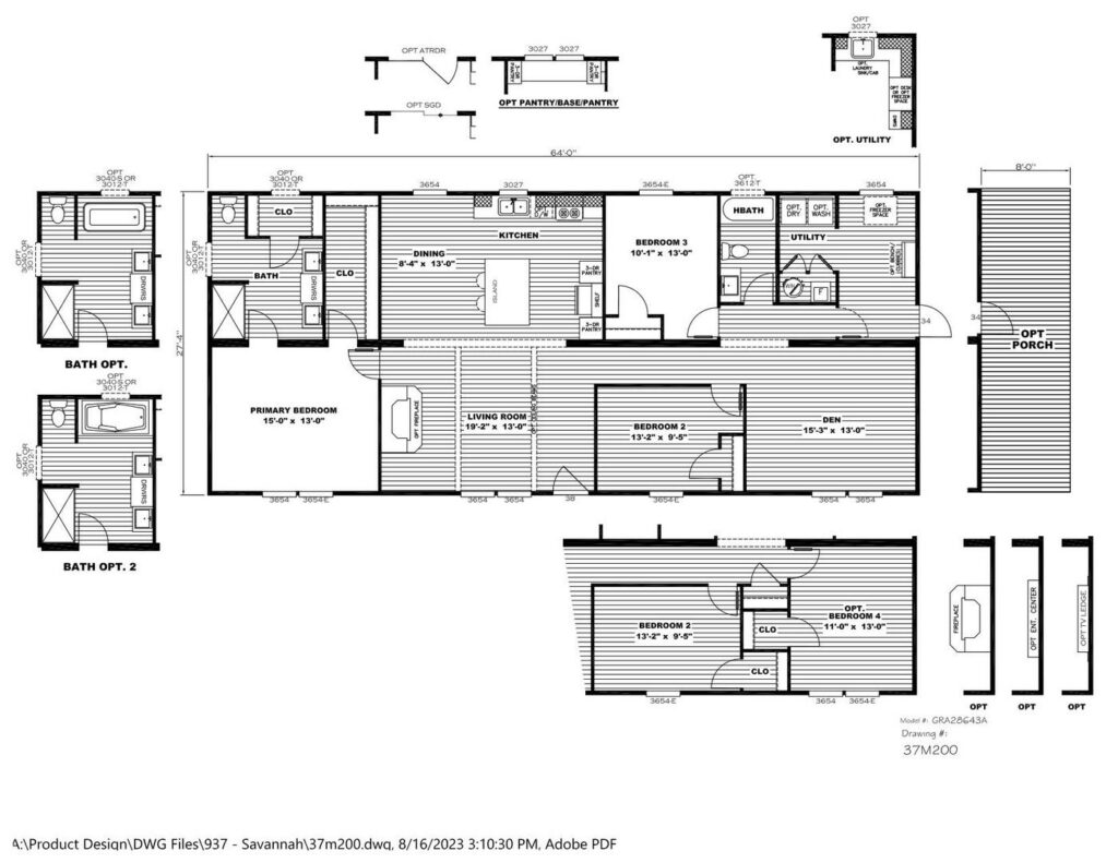 Clayton Savannah Grand Living 64 Floor Plan