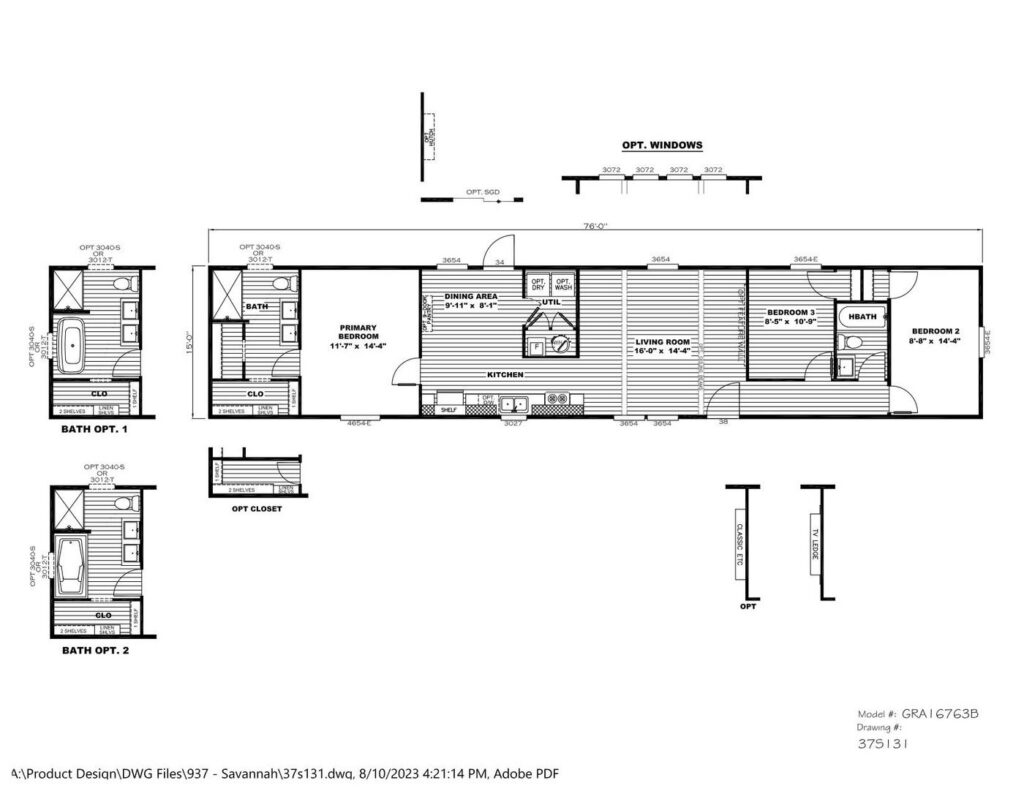 Clayton Savannah Grand Living 76b Floor Plan