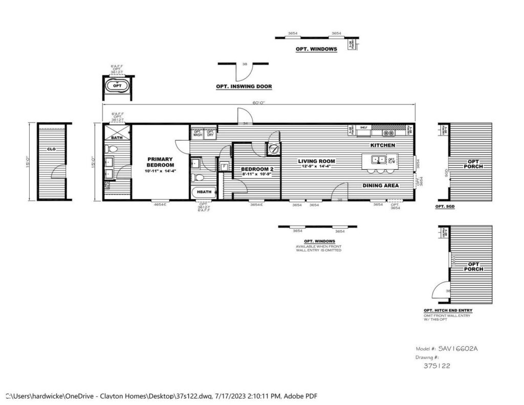 Clayton Savannah Riverview Floor Plan