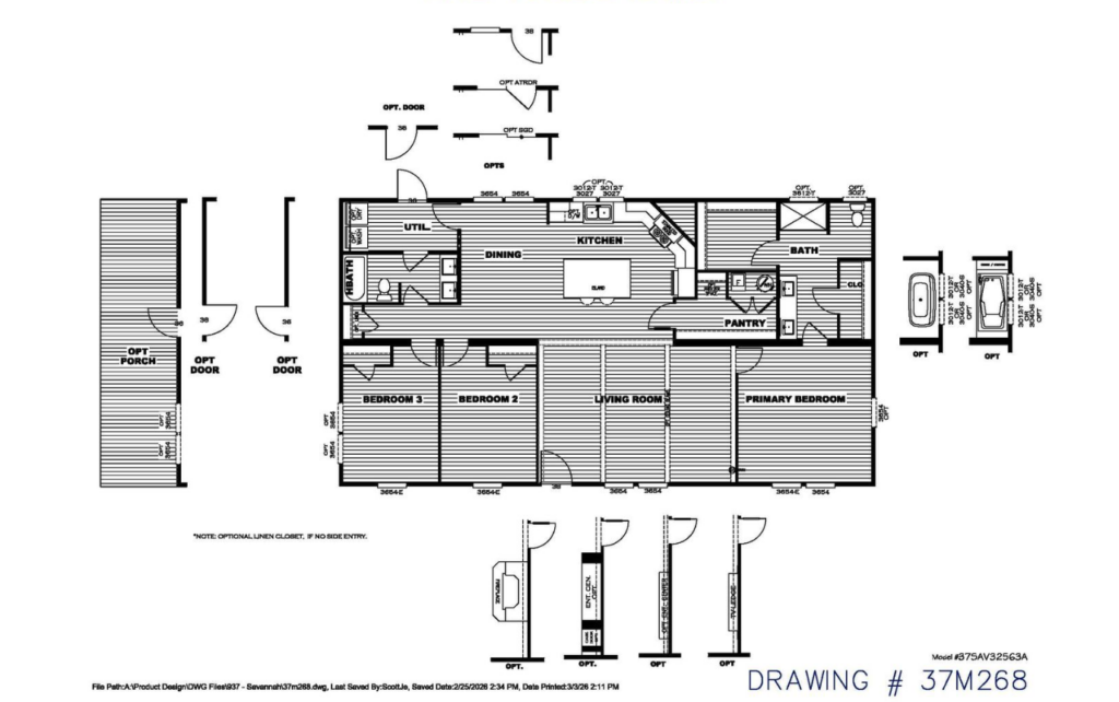 Clayton Savannah Tributary Floor Plan