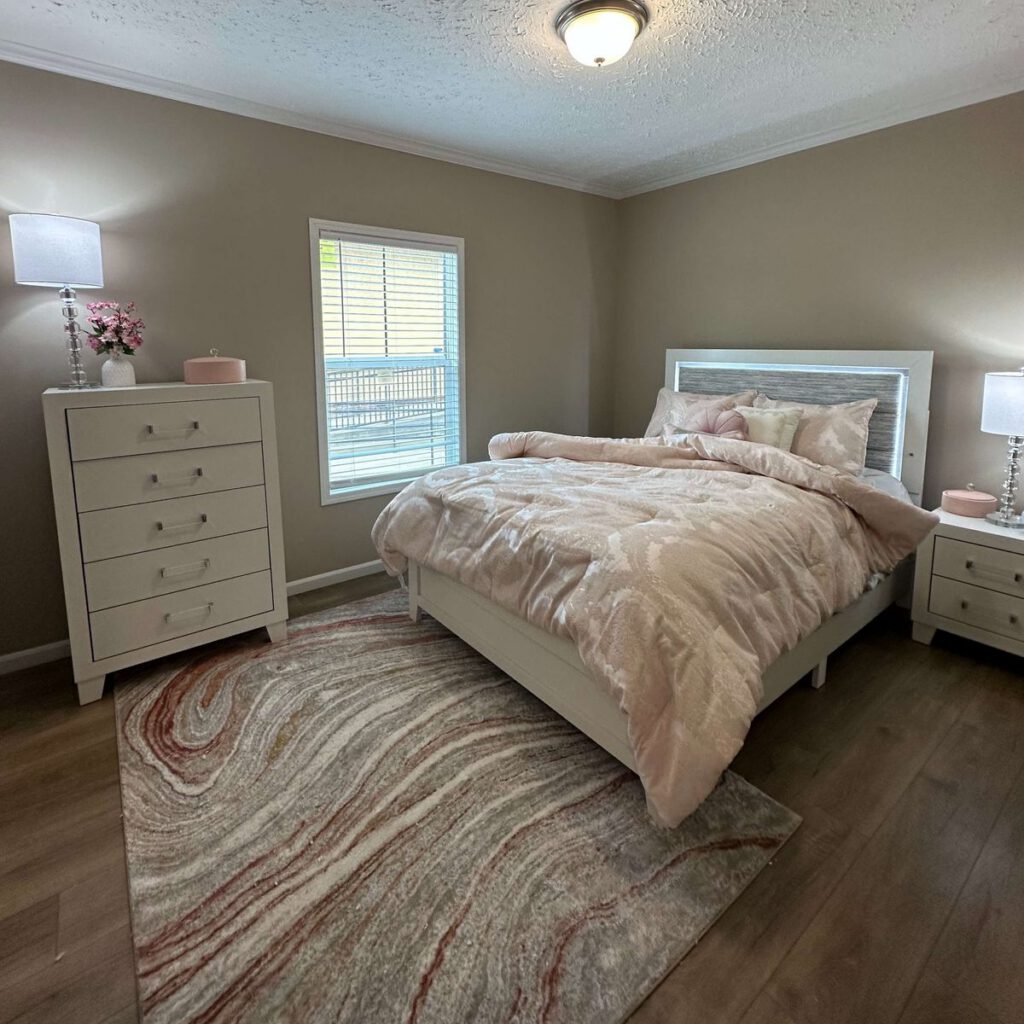 southern energy hexagon bedroom