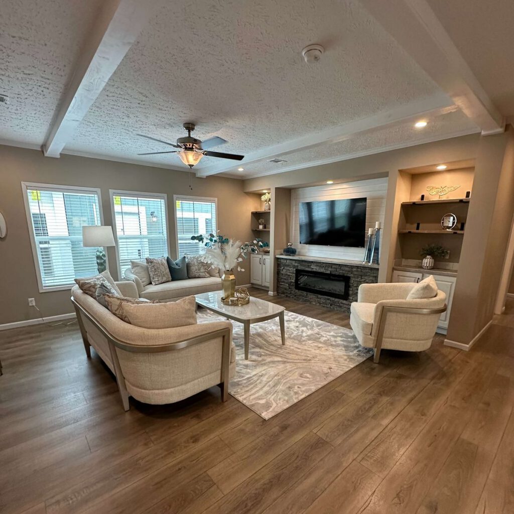 southern energy hexagon living room