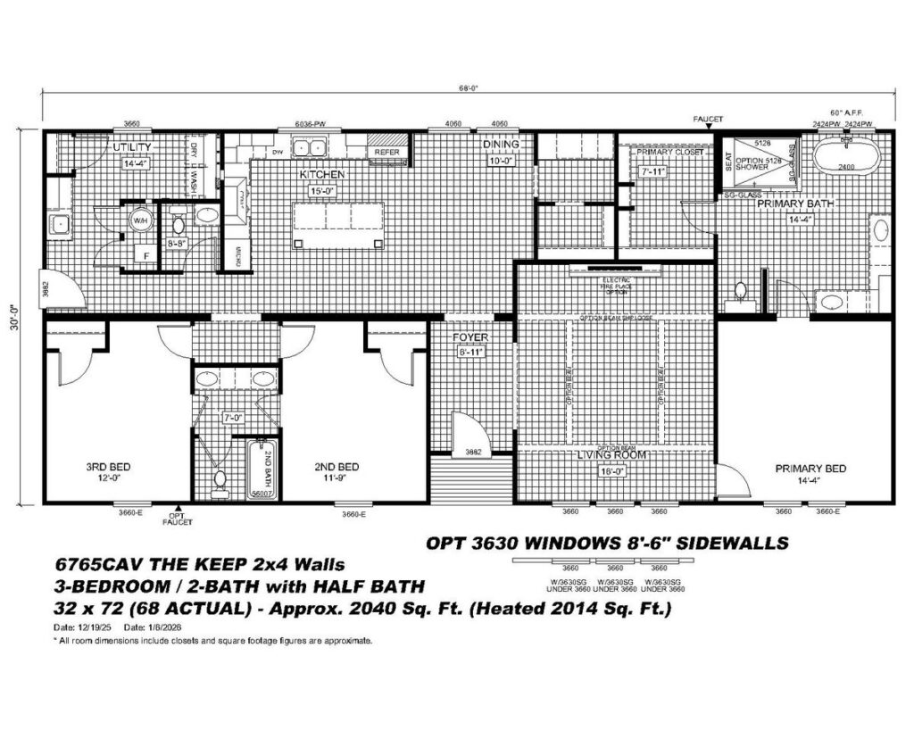 Cavalier Keep Floor Plan